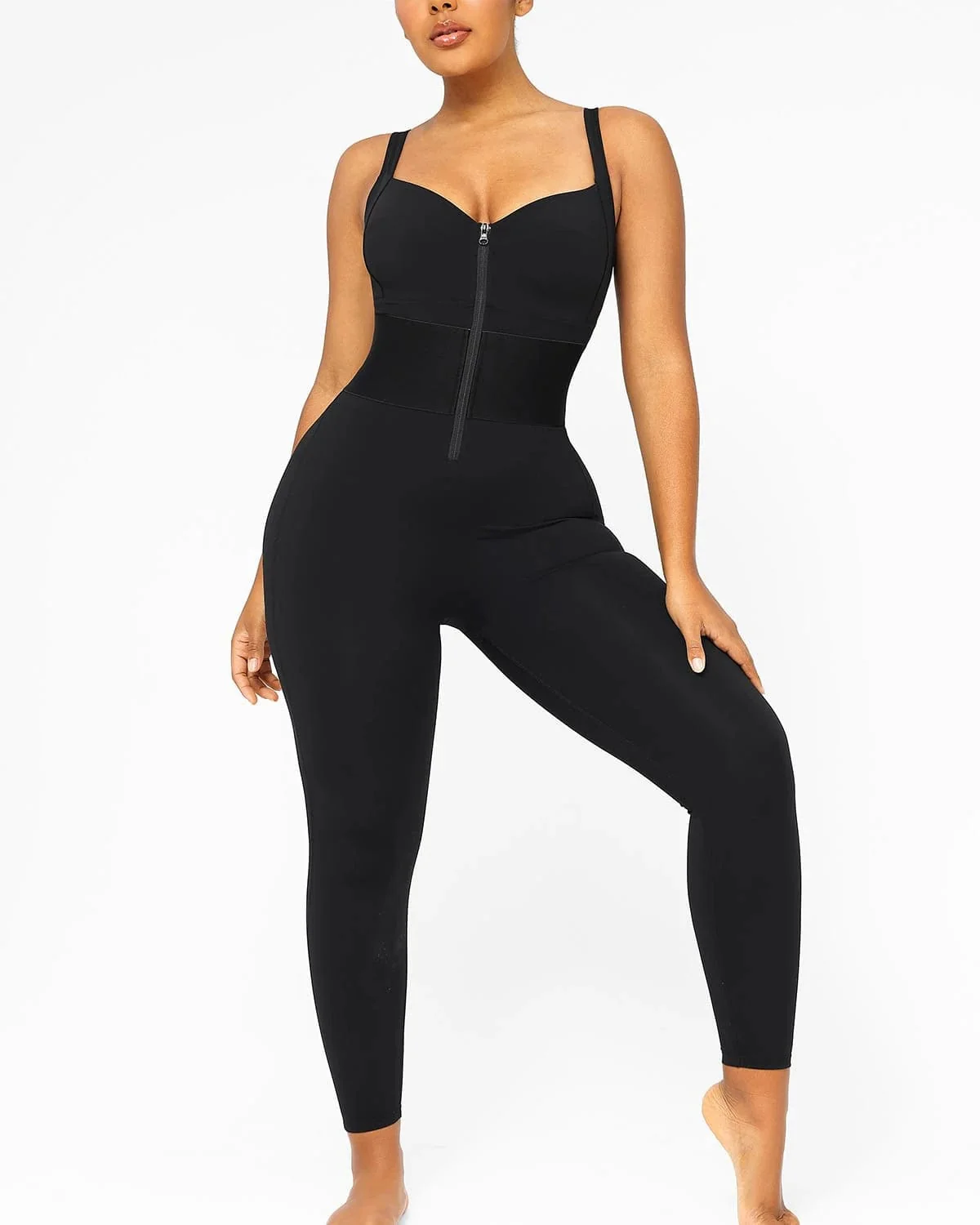 Bare Essentials™ AirSlim® ElasticFuse Waistband Shaping Jumpsuit - Image 4