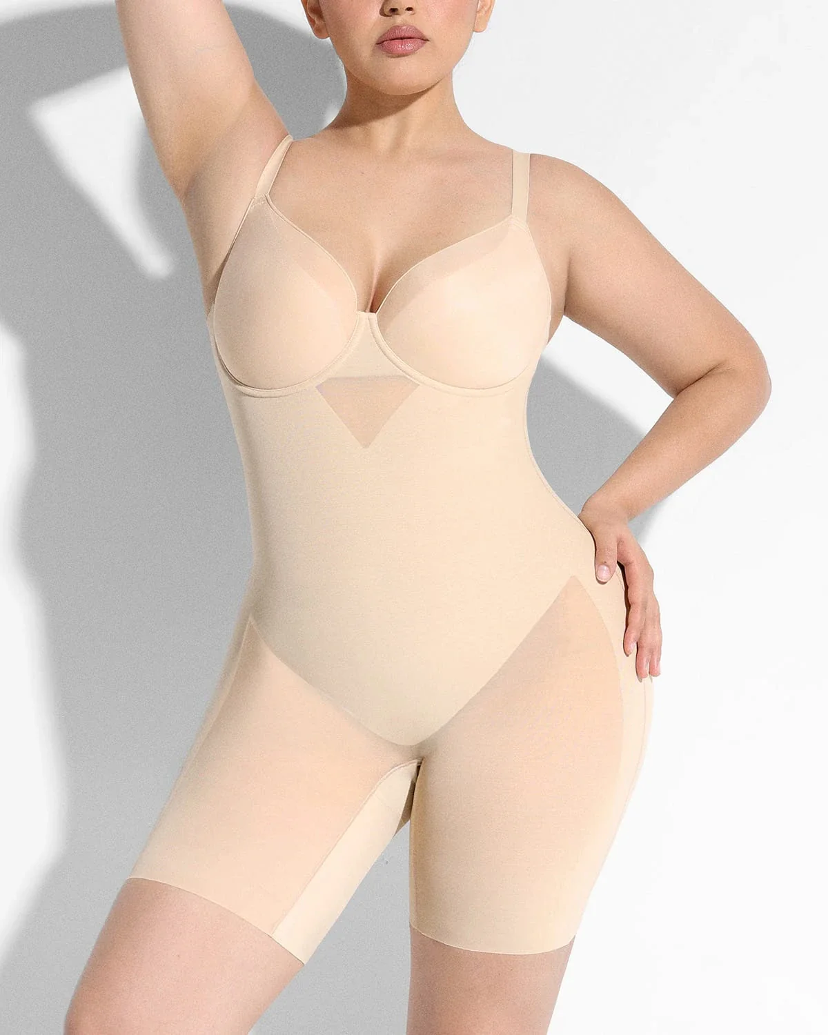 Bare Essentials™ Cream Touch™ Full Coverage Seamless Shaping Bodysuit - Image 11