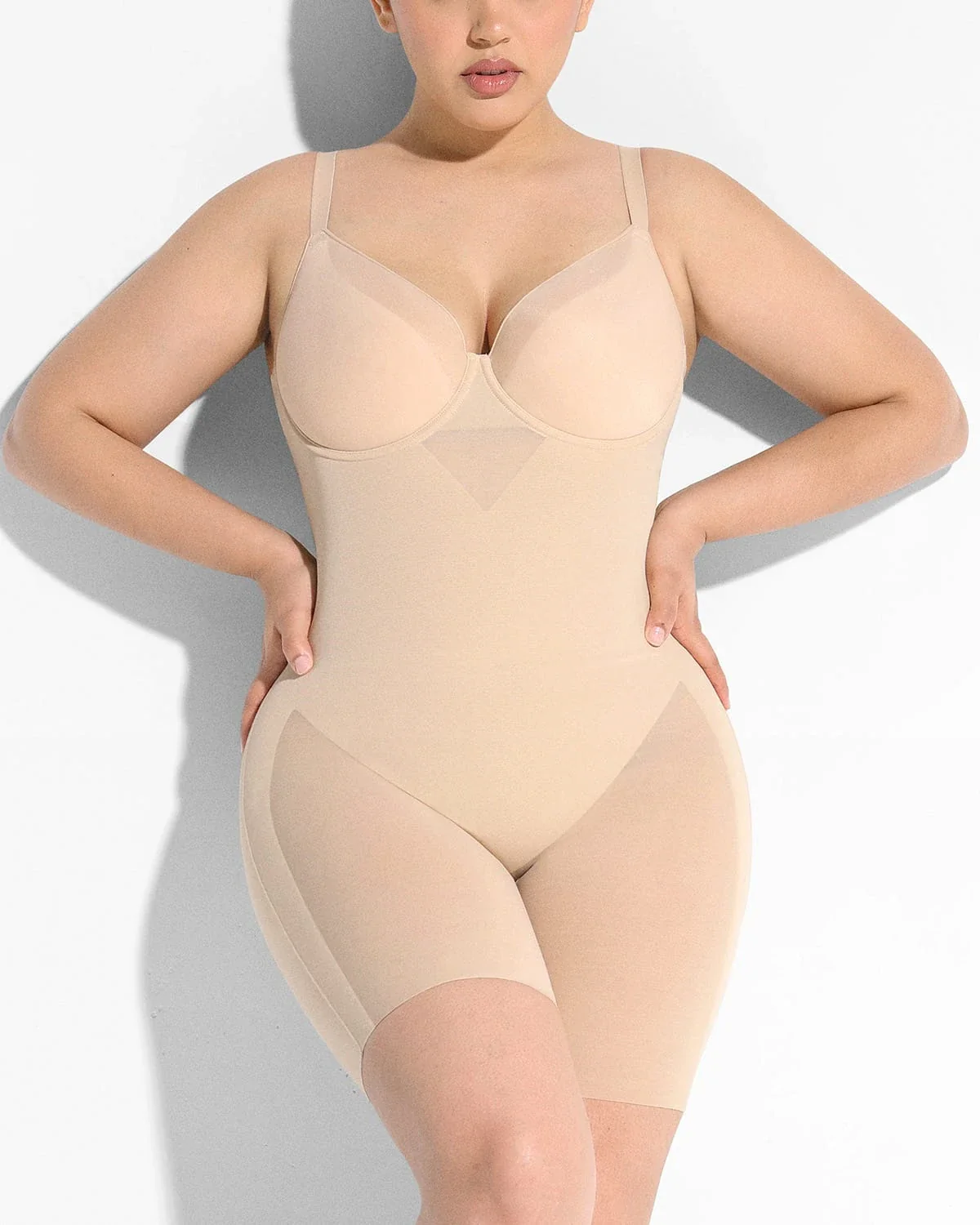 Bare Essentials™ Cream Touch™ Full Coverage Seamless Shaping Bodysuit - Image 12