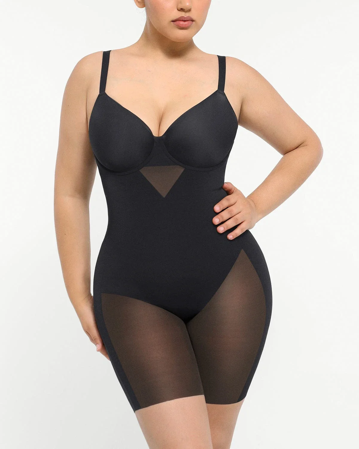 Bare Essentials™ Cream Touch™ Full Coverage Seamless Shaping Bodysuit - Image 3