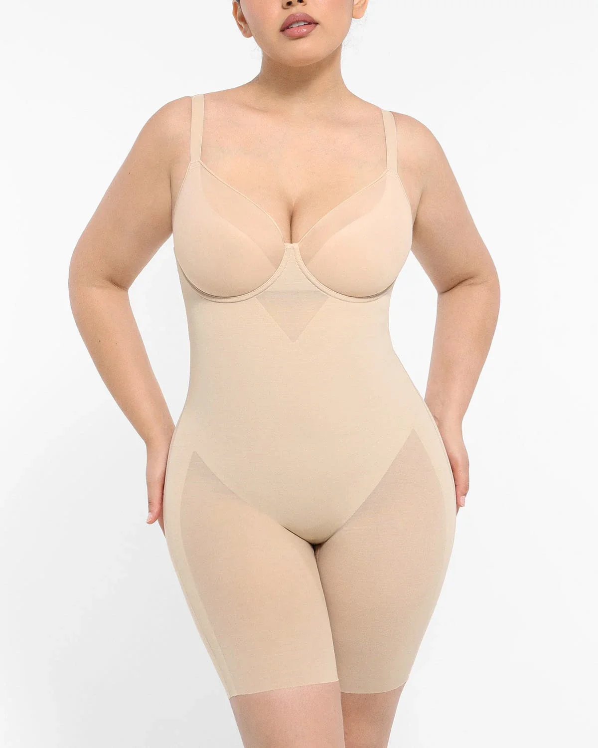 Bare Essentials™ Cream Touch™ Full Coverage Seamless Shaping Bodysuit - Image 7