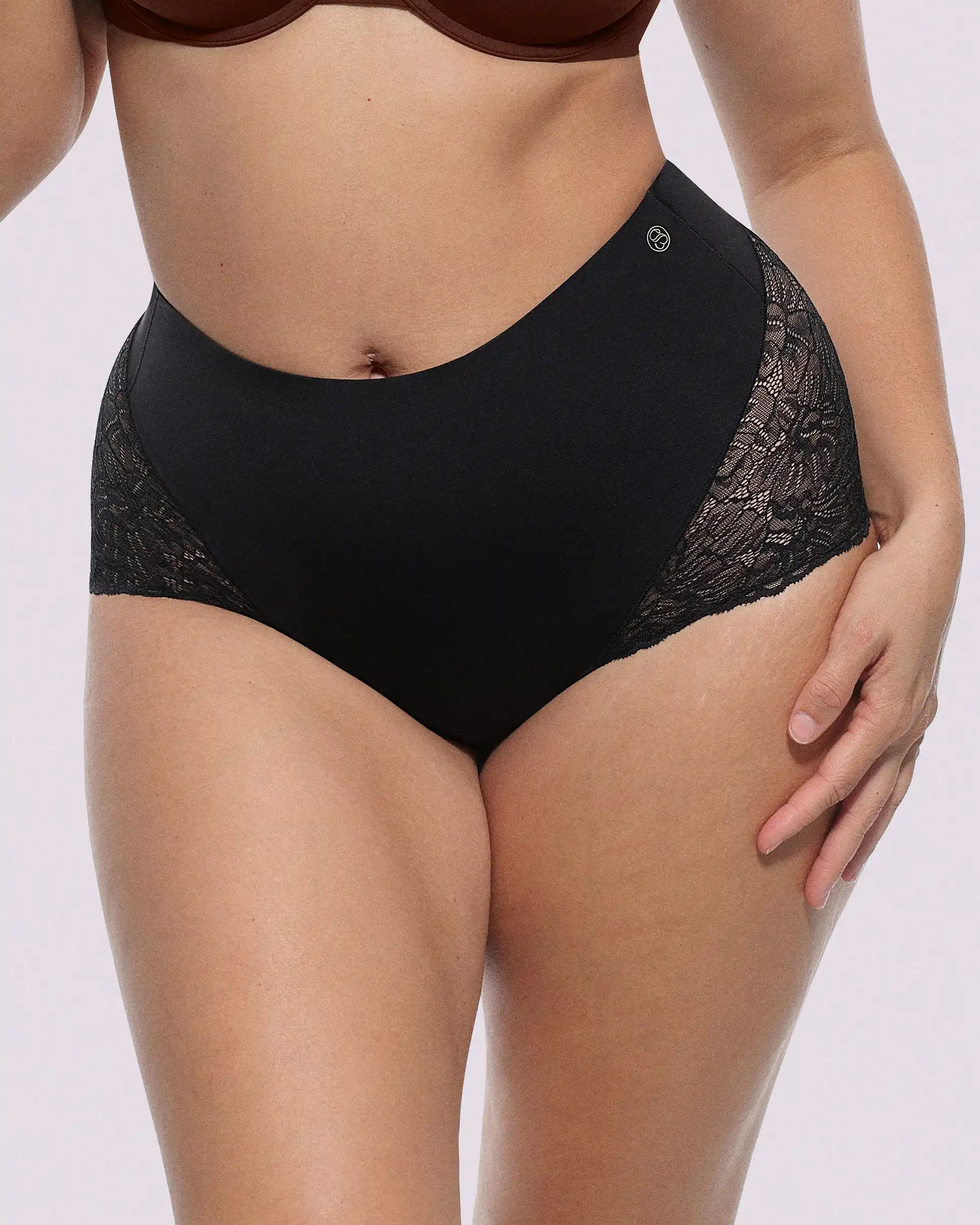 Bare Essentials™ MeshSmooth™ Mid-Waist Lace Brief - Image 16