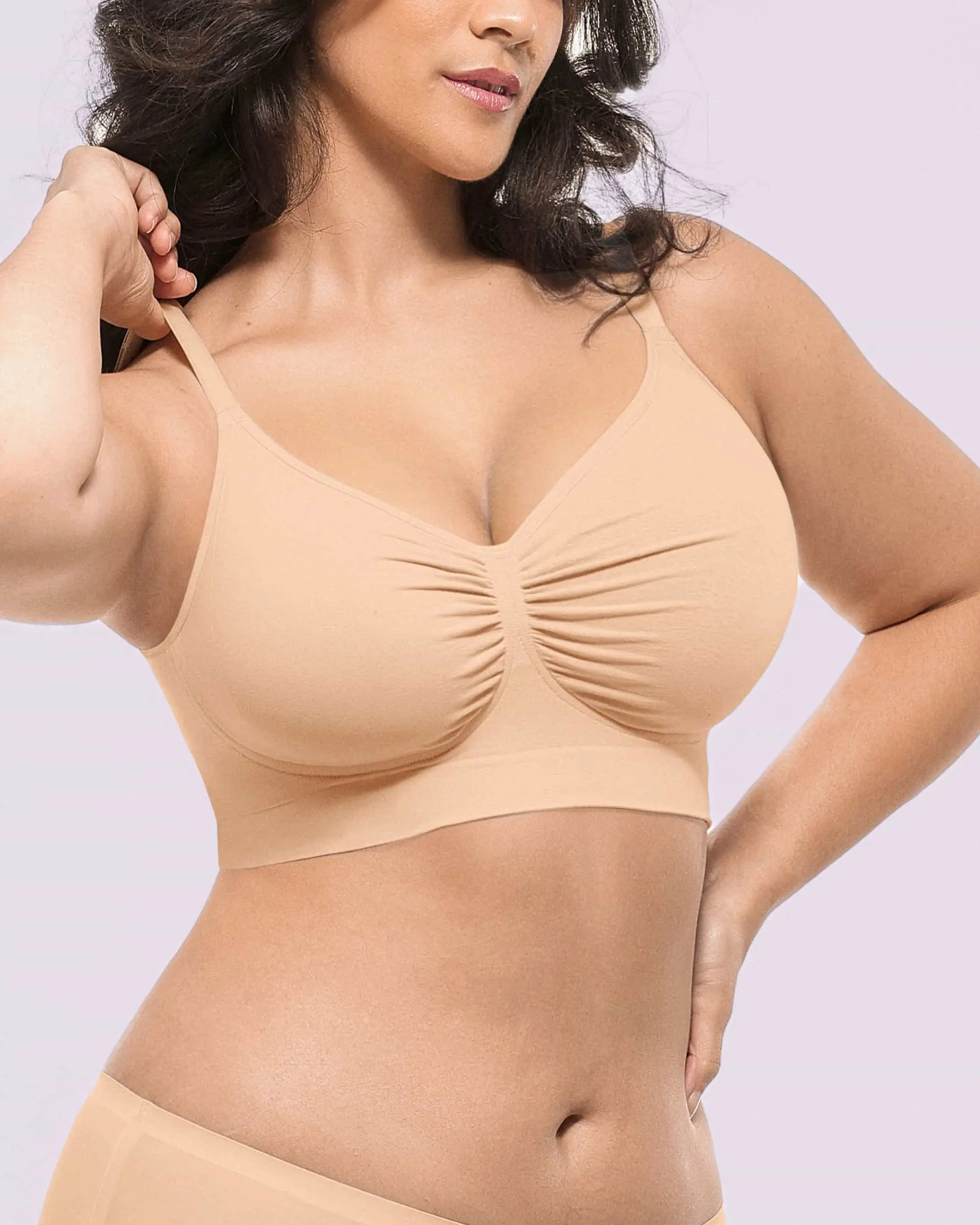 Bare Essentials™ Skin Flow Smooth Unlined Wireless Bra Triple Bundle - Image 15