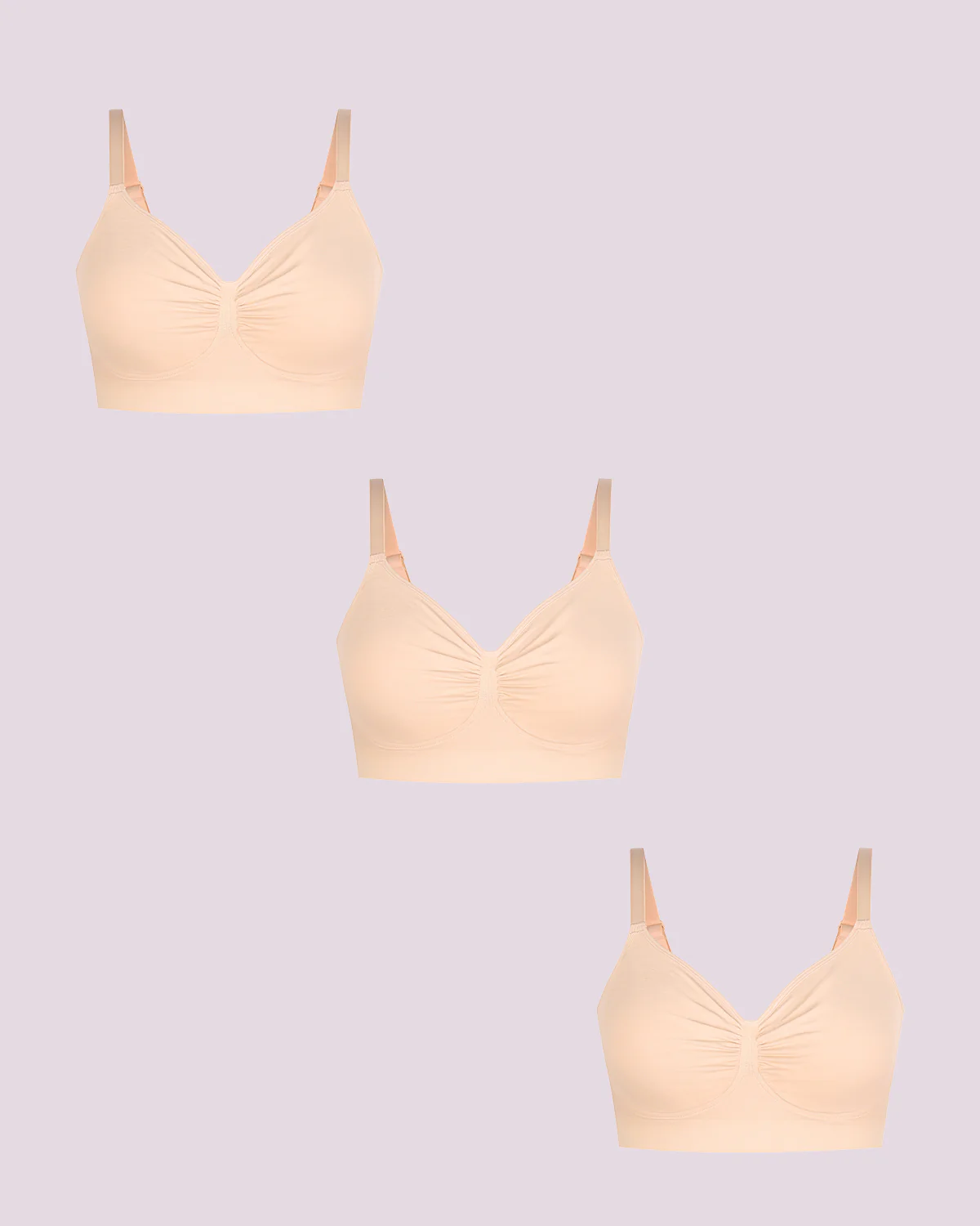 Bare Essentials™ Skin Flow Smooth Unlined Wireless Bra Triple Bundle - Image 17