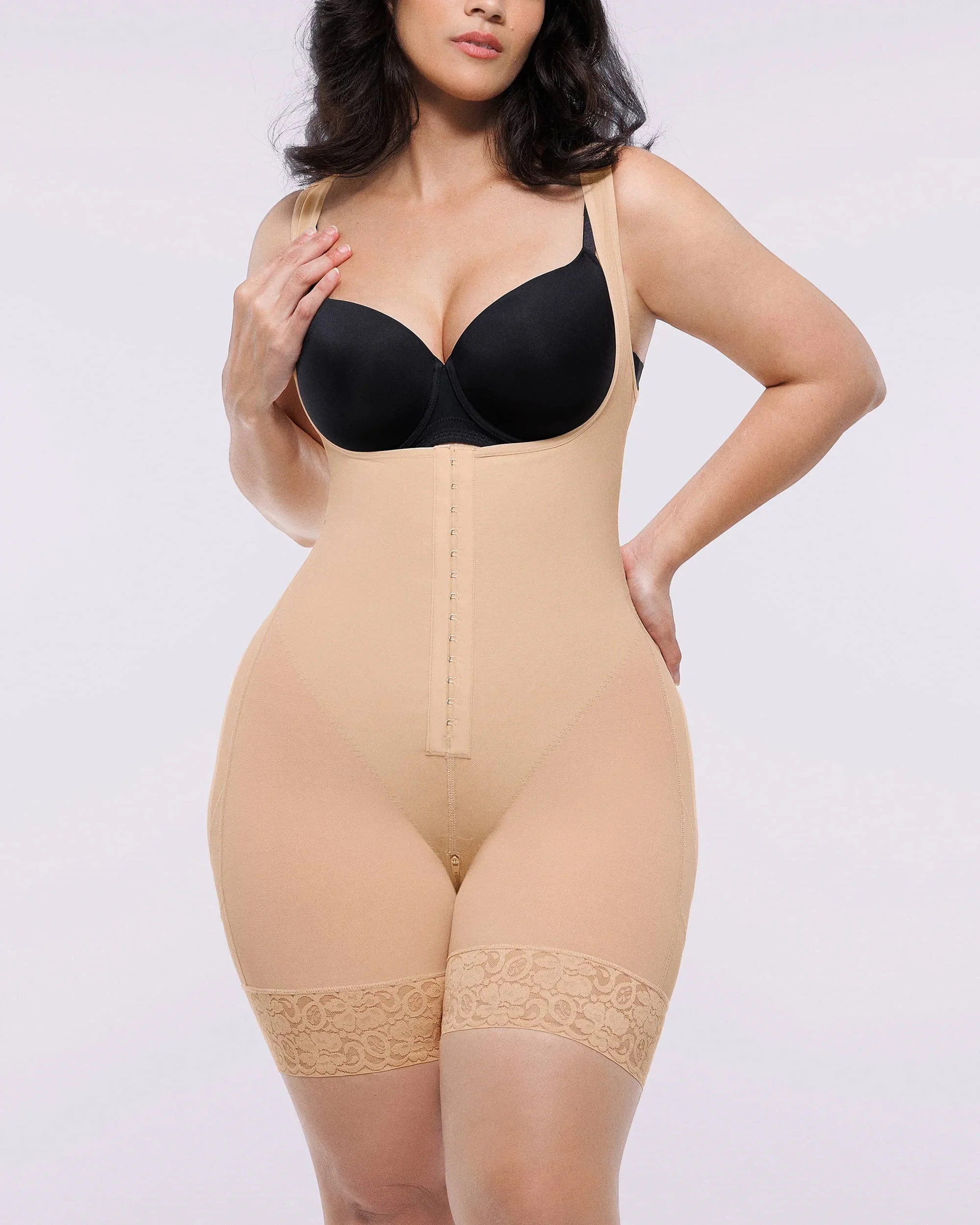 BOOT-YEAH™ AirSlim® Extreme Compression Open Bust Bodysuit - Image 5