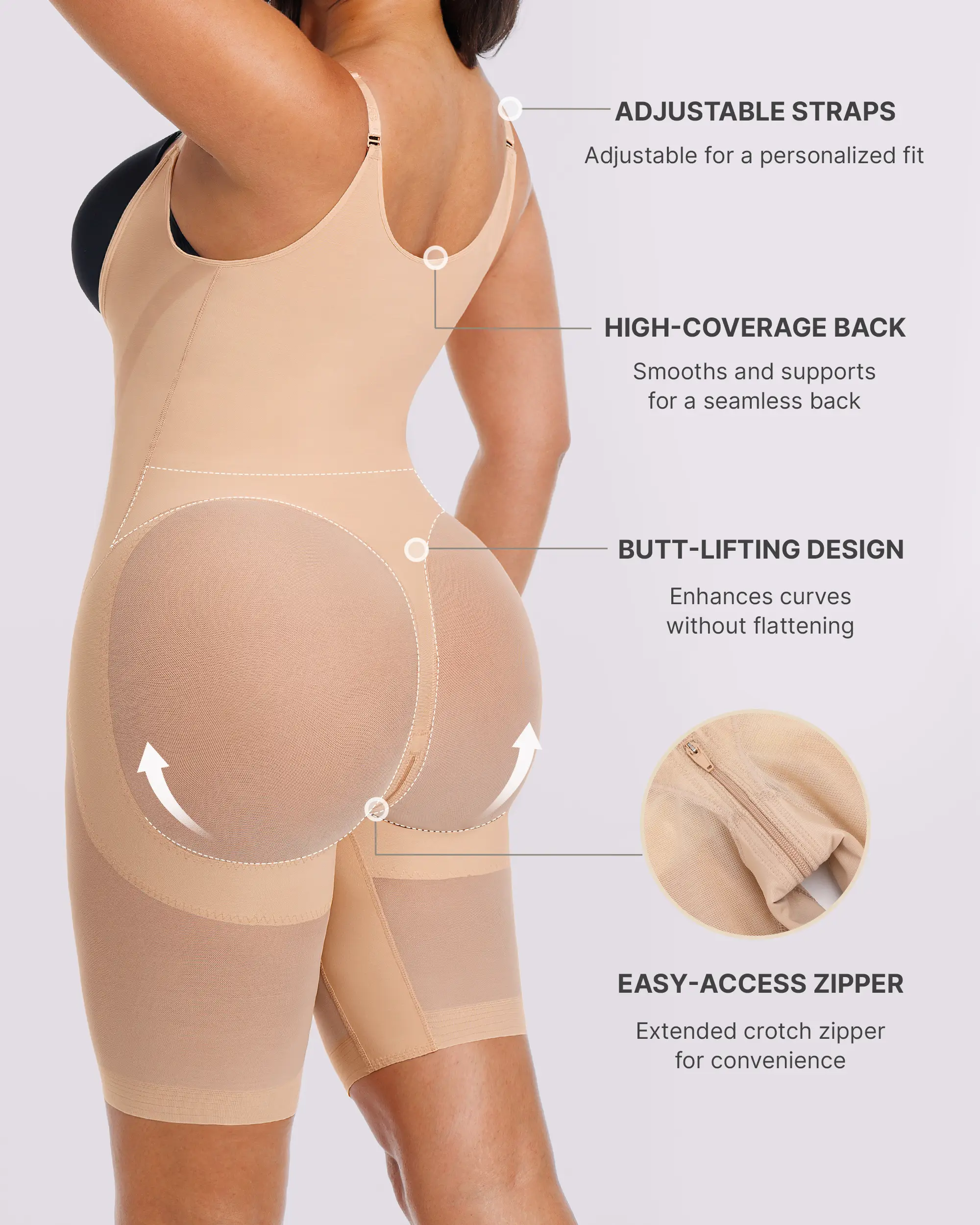 Curve Code™ Airy Comfy Smoothing Bodysuit - Image 14