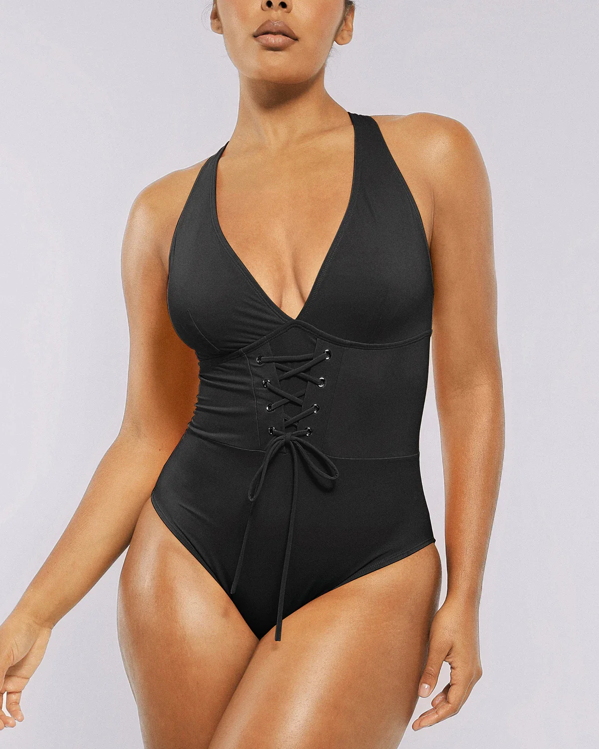 Smart Sculpt™ Plunge Corset Shaping Swimsuit - Image 23