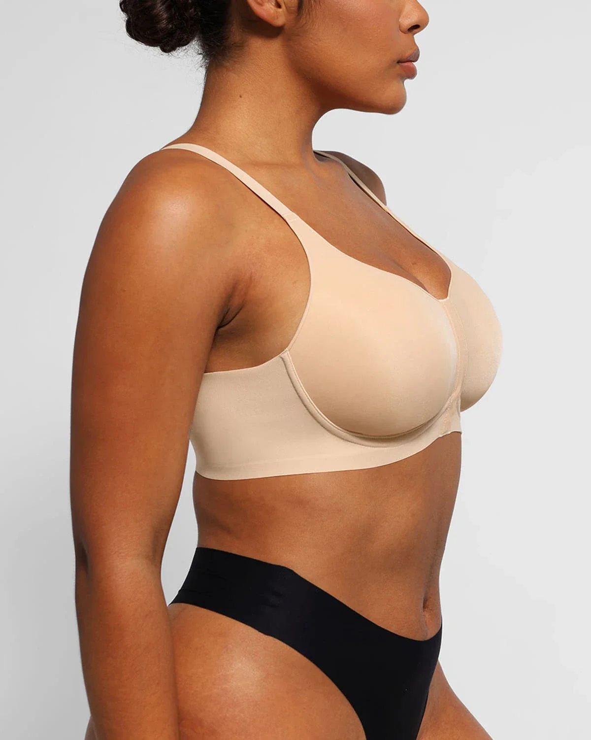 Bare Essentials™ Cream Touch™ Wireless Front-Hook Back Smooth Bra - Image 11